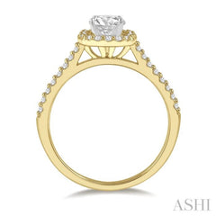 3/8 ctw Diamond Ladies Engagement Ring with 1/4 Ct Round Cut Center Stone in 14K Yellow and White Gold 3/8 ctw Diamond Ladies Engagement Ring with 1/4 Ct Round Cut Center Stone in 14K Yellow and White Gold