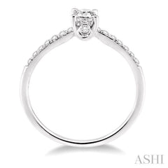 1/6 ctw Round Cut Diamond Semi-Mount Engagement Ring in 14K White Gold 1/6 ctw Round Cut Diamond Semi-Mount Engagement Ring in 14K White Gold