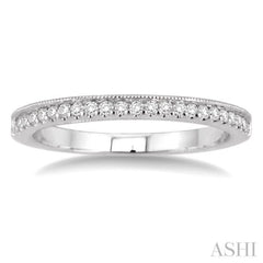 1/6 ctw Round Cut Diamond Matching Wedding Band in 14K White Gold 1/6 ctw Round Cut Diamond Matching Wedding Band in 14K White Gold