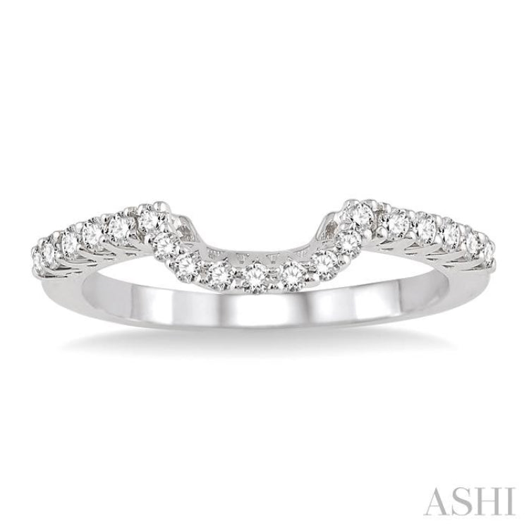 1/3 ctw Round Cut Diamond Wedding Band in 14K White Gold 1/3 ctw Round Cut Diamond Wedding Band in 14K White Gold