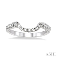 1/3 ctw Round Cut Diamond Wedding Band in 14K White Gold 1/3 ctw Round Cut Diamond Wedding Band in 14K White Gold