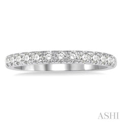 1/2 ctw Round Cut Diamond Wedding Band in 14K White Gold 1/2 ctw Round Cut Diamond Wedding Band in 14K White Gold
