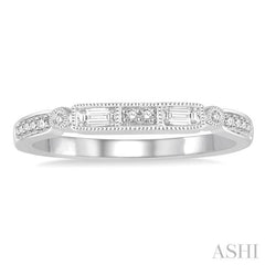 1/5 Ctw Diamond Wedding Band in 14K White Gold 1/5 Ctw Diamond Wedding Band in 14K White Gold