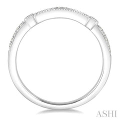 1/5 Ctw Diamond Wedding Band in 14K White Gold 1/5 Ctw Diamond Wedding Band in 14K White Gold