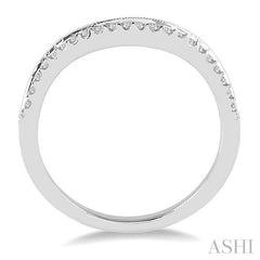 1/5 ctw Round Cut Diamond Wedding Band in 14K White Gold 1/5 ctw Round Cut Diamond Wedding Band in 14K White Gold