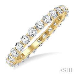 1 1/2 Ctw Round Cut Diamond Eternity Band in 14K Yellow Gold 1 1/2 Ctw Round Cut Diamond Eternity Band in 14K Yellow Gold
