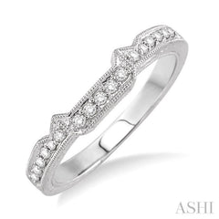 1/8 Ctw Round Cut Diamond Matching Wedding Band in 14K White Gold 1/8 Ctw Round Cut Diamond Matching Wedding Band in 14K White Gold
