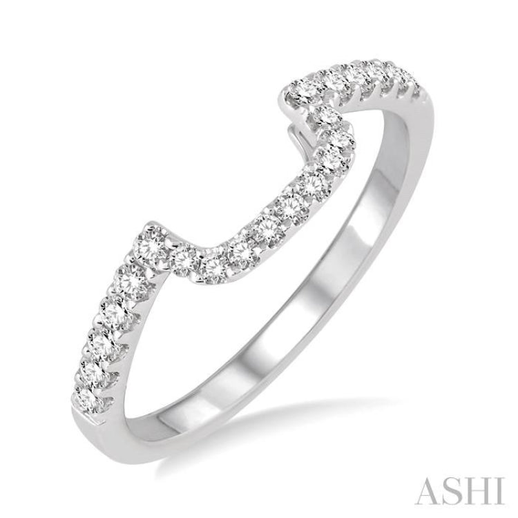1/3 ctw Round Cut Diamond Wedding Band in 14K White Gold 1/3 ctw Round Cut Diamond Wedding Band in 14K White Gold