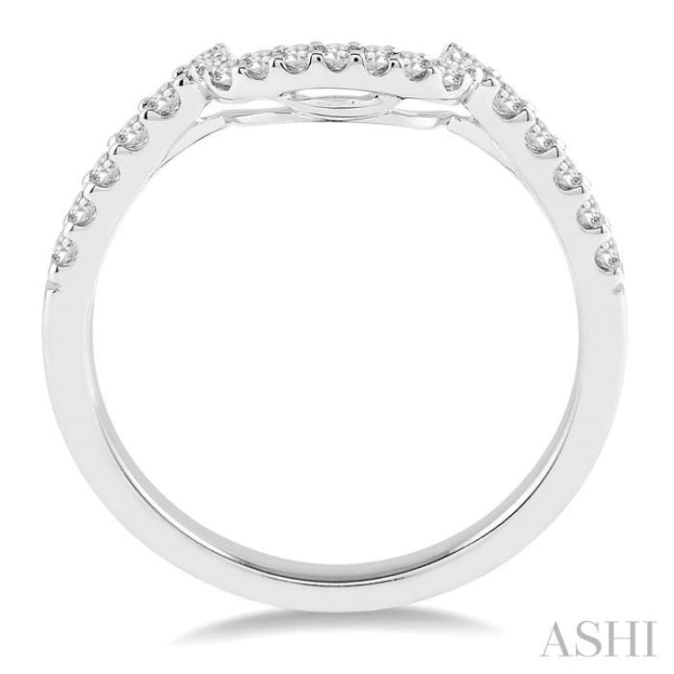 1/3 ctw Round Cut Diamond Wedding Band in 14K White Gold 1/3 ctw Round Cut Diamond Wedding Band in 14K White Gold