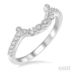 1/4 ctw Round Cut Diamond Wedding Band in 14K White Gold 1/4 ctw Round Cut Diamond Wedding Band in 14K White Gold