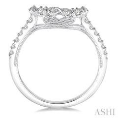 1/4 ctw Round Cut Diamond Wedding Band in 14K White Gold 1/4 ctw Round Cut Diamond Wedding Band in 14K White Gold