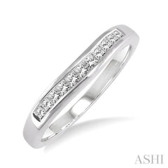 1/4 Ctw Princess Cut Diamond Matching Wedding Band in 14K White Gold 1/4 Ctw Princess Cut Diamond Matching Wedding Band in 14K White Gold
