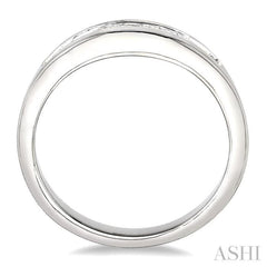 1/4 Ctw Princess Cut Diamond Matching Wedding Band in 14K White Gold 1/4 Ctw Princess Cut Diamond Matching Wedding Band in 14K White Gold