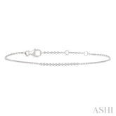 1/10 Ctw Single Cut Diamond Fashion Bracelet in Sterling Silver