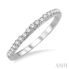 1/4 Ctw Round Cut Diamond Wedding Band in 14K White Gold 1/4 Ctw Round Cut Diamond Wedding Band in 14K White Gold