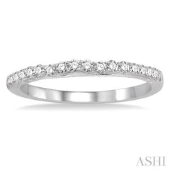 1/4 Ctw Round Cut Diamond Wedding Band in 14K White Gold 1/4 Ctw Round Cut Diamond Wedding Band in 14K White Gold