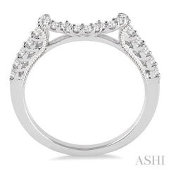 3/8 Ctw Round Cut Diamond Wedding Band in 14K White Gold 3/8 Ctw Round Cut Diamond Wedding Band in 14K White Gold