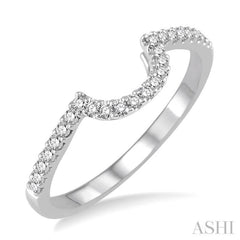 1/5 ctw Round Cut Diamond Wedding Band in 14K White Gold 1/5 ctw Round Cut Diamond Wedding Band in 14K White Gold