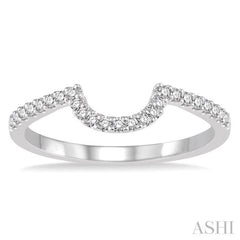 1/5 ctw Round Cut Diamond Wedding Band in 14K White Gold 1/5 ctw Round Cut Diamond Wedding Band in 14K White Gold