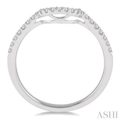 1/5 ctw Round Cut Diamond Wedding Band in 14K White Gold 1/5 ctw Round Cut Diamond Wedding Band in 14K White Gold