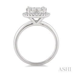 3/4 ctw Lovebright Round Cut Diamond Engagement Ring in 14K White Gold 3/4 ctw Lovebright Round Cut Diamond Engagement Ring in 14K White Gold