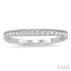 1/4 Ctw Round Cut Diamond Wedding Band in 14K White Gold 1/4 Ctw Round Cut Diamond Wedding Band in 14K White Gold