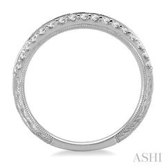1/4 Ctw Round Cut Diamond Wedding Band in 14K White Gold 1/4 Ctw Round Cut Diamond Wedding Band in 14K White Gold