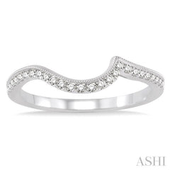 1/5 ctw Round Cut Diamond Wedding Band in 14K White Gold 1/5 ctw Round Cut Diamond Wedding Band in 14K White Gold