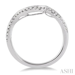 1/5 ctw Round Cut Diamond Wedding Band in 14K White Gold 1/5 ctw Round Cut Diamond Wedding Band in 14K White Gold