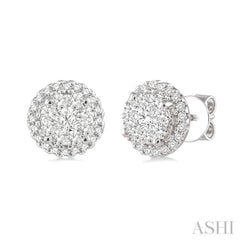 1/2 Ctw Lovebright Round Cut Diamond Earrings in 14K White Gold 1/2 Ctw Lovebright Round Cut Diamond Earrings in 14K White Gold