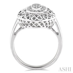 1/20 Ctw Single Cut Diamond Fashion Ring in Sterling Silver 1/20 Ctw Single Cut Diamond Fashion Ring in Sterling Silver