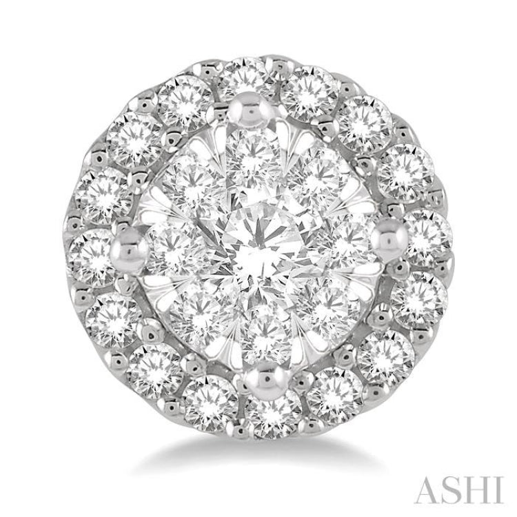 1/3 Ctw Lovebright Round Cut Diamond Stud Earrings in 14K White Gold 1/3 Ctw Lovebright Round Cut Diamond Stud Earrings in 14K White Gold