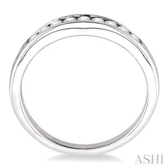 1/3 Ctw Round Diamond Matching Wedding Band in 14K White Gold 1/3 Ctw Round Diamond Matching Wedding Band in 14K White Gold