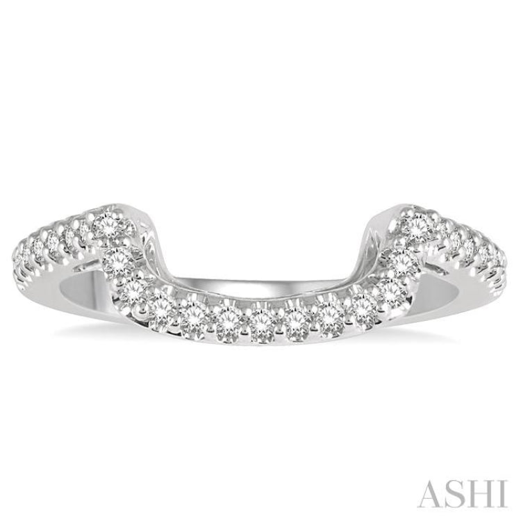 1/4 ctw Round Cut Diamond Wedding Band in 14K White Gold 1/4 ctw Round Cut Diamond Wedding Band in 14K White Gold