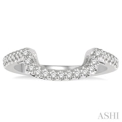 1/4 ctw Round Cut Diamond Wedding Band in 14K White Gold 1/4 ctw Round Cut Diamond Wedding Band in 14K White Gold