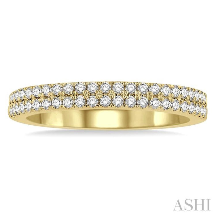 1/3 ctw Round Cut Diamond Wedding Band in 14K Yellow Gold 1/3 ctw Round Cut Diamond Wedding Band in 14K Yellow Gold