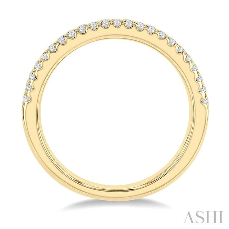 1/3 ctw Round Cut Diamond Wedding Band in 14K Yellow Gold 1/3 ctw Round Cut Diamond Wedding Band in 14K Yellow Gold