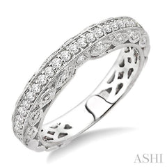 3/8 ctw Diamond Matching Wedding Band in 14K White Gold 3/8 ctw Diamond Matching Wedding Band in 14K White Gold