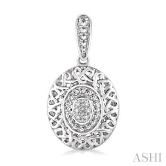 1/20 Ctw Single Cut Diamond Fashion Earrings in Sterling Silver 1/20 Ctw Single Cut Diamond Fashion Earrings in Sterling Silver