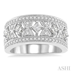 7/8 Ctw Diamond Fashion Band in 14K White Gold 7/8 Ctw Diamond Fashion Band in 14K White Gold
