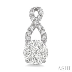 1/3 Ctw Lovebright Round Cut Diamond Earrings in 14K White Gold 1/3 Ctw Lovebright Round Cut Diamond Earrings in 14K White Gold