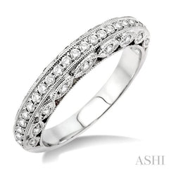3/8 ctw Diamond Matching Wedding Band in 14K White Gold 3/8 ctw Diamond Matching Wedding Band in 14K White Gold