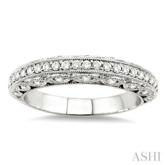 3/8 ctw Diamond Matching Wedding Band in 14K White Gold 3/8 ctw Diamond Matching Wedding Band in 14K White Gold