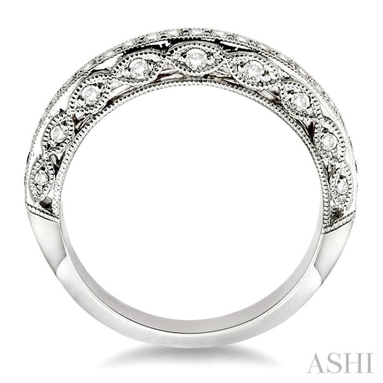 3/8 ctw Diamond Matching Wedding Band in 14K White Gold 3/8 ctw Diamond Matching Wedding Band in 14K White Gold