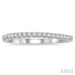 1/6 ctw Round Cut Diamond Wedding Band in 14K White Gold 1/6 ctw Round Cut Diamond Wedding Band in 14K White Gold