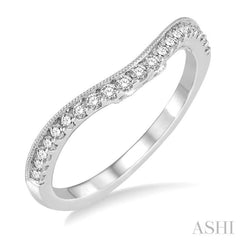 1/4 ctw Round Cut Diamond Wedding Band in 14K White Gold 1/4 ctw Round Cut Diamond Wedding Band in 14K White Gold