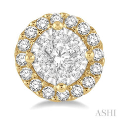 1/3 Ctw Lovebright Round Cut Diamond Stud Earrings in 14K Yellow and White Gold 1/3 Ctw Lovebright Round Cut Diamond Stud Earrings in 14K Yellow and White Gold