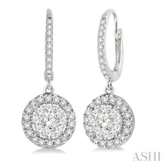 3/8 ctw Round Cut Diamond Lovebright Earrings in 14K White Gold 3/8 ctw Round Cut Diamond Lovebright Earrings in 14K White Gold