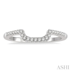 1/5 Ctw Round Cut Diamond Wedding Band in 14K White Gold 1/5 Ctw Round Cut Diamond Wedding Band in 14K White Gold