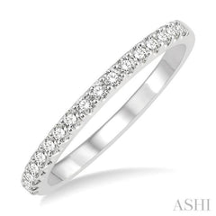 1/3 Ctw Round Cut Diamond Wedding Band in 14K White Gold 1/3 Ctw Round Cut Diamond Wedding Band in 14K White Gold